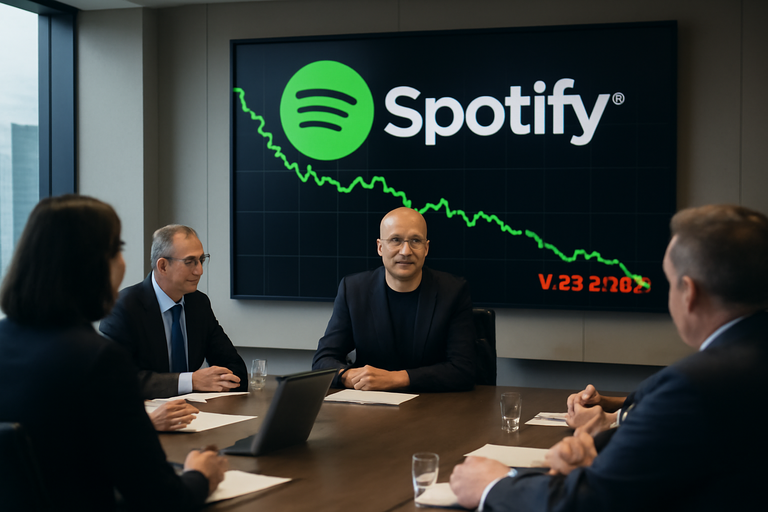 Spotify創辦人卸任CEO，股價盤前下跌