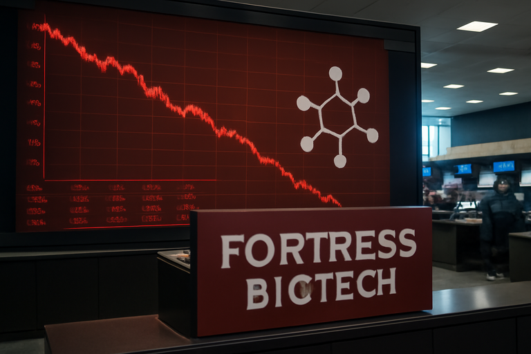 Fortress Biotech股價重挫,FDA拒絕批准罕見病藥物