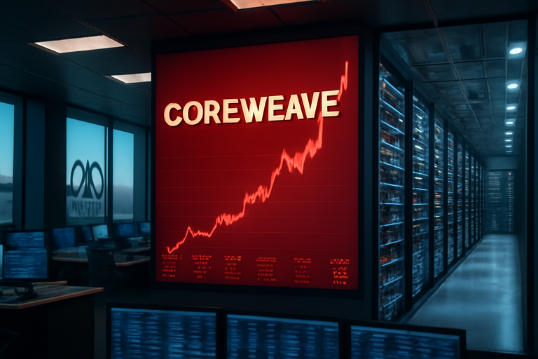 CoreWeave與Meta達成140億美元大單，股價飆升