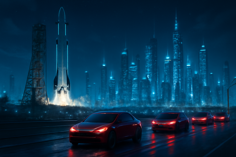 馬斯克成為首位資產達5000億美元的個人，特斯拉(TSLA)和SpaceX成長助力