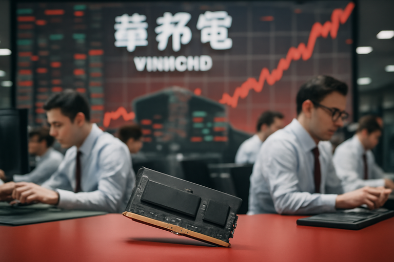 華邦電股價近日大漲6.51％，成交量突破十萬張