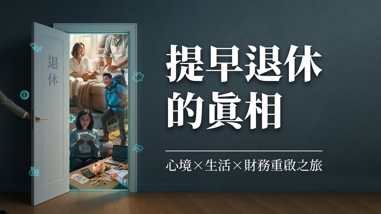提早退休真的快樂嗎？3位學長姊的告白 你的退休由你來定義！