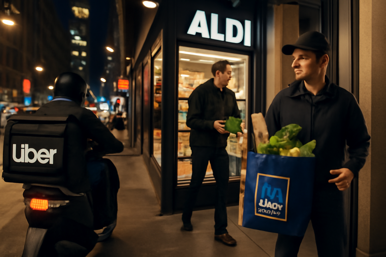 【美股動態】Uber雜貨結盟加速搶市，Instacart降評利多外溢