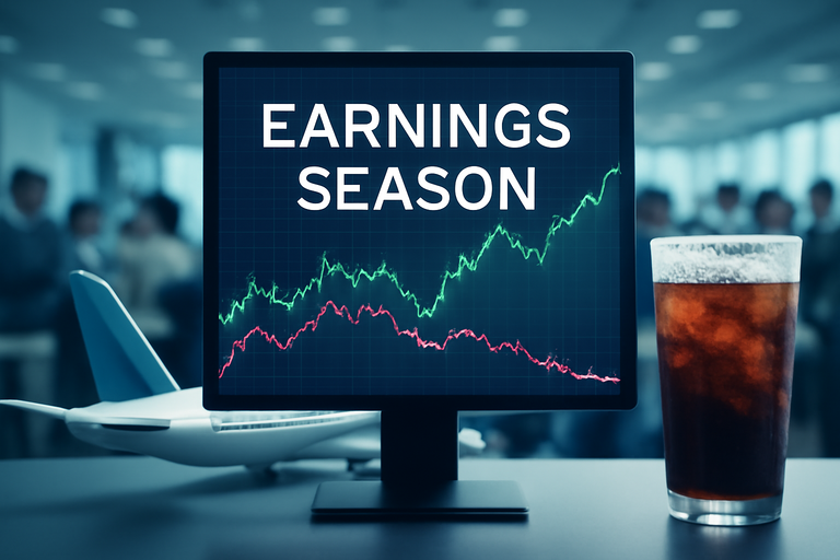 第三季財報季開跑,關注百事可樂和達美航空等