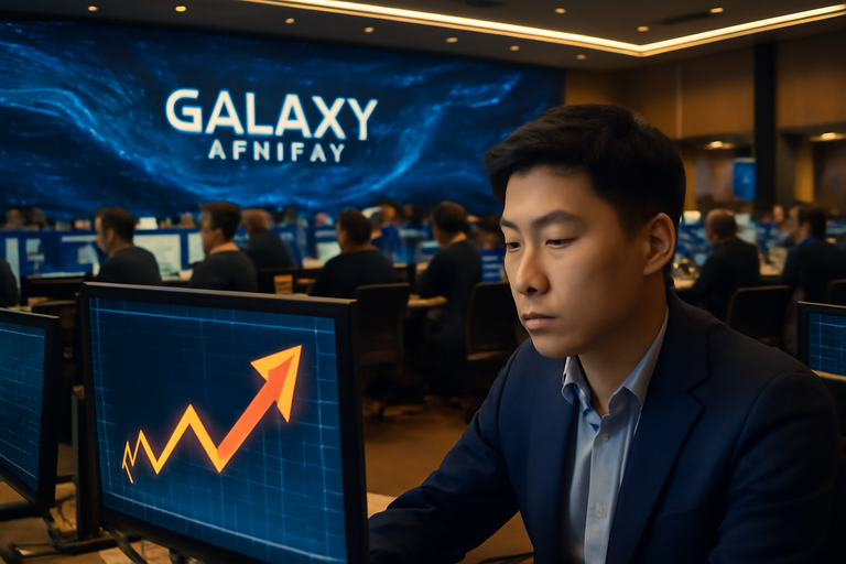 Galaxy Digital推出新交易平台，股價飆升7％，吸引台灣投資人關注