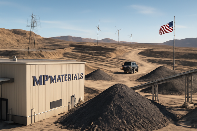【美股動態】MPMaterials稀土產業新機遇，政府投資助力