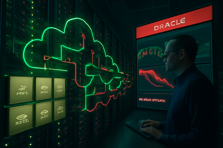 Oracle雲端業務面臨挑戰，租用輝達晶片利潤率低影響獲利