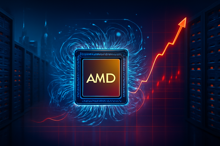 AMD股價在盤後上漲1.5％，AI合作案或帶來數百億美元收益