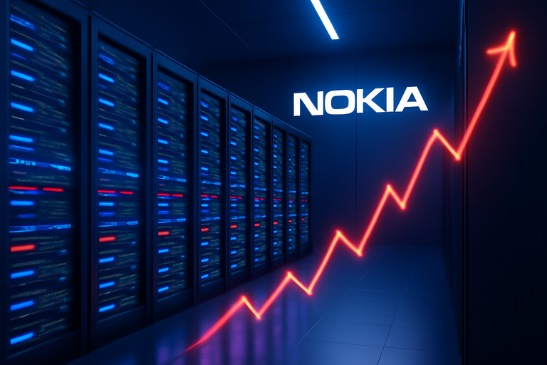 Nokia股價連續八日上漲，市場看好未來潛力