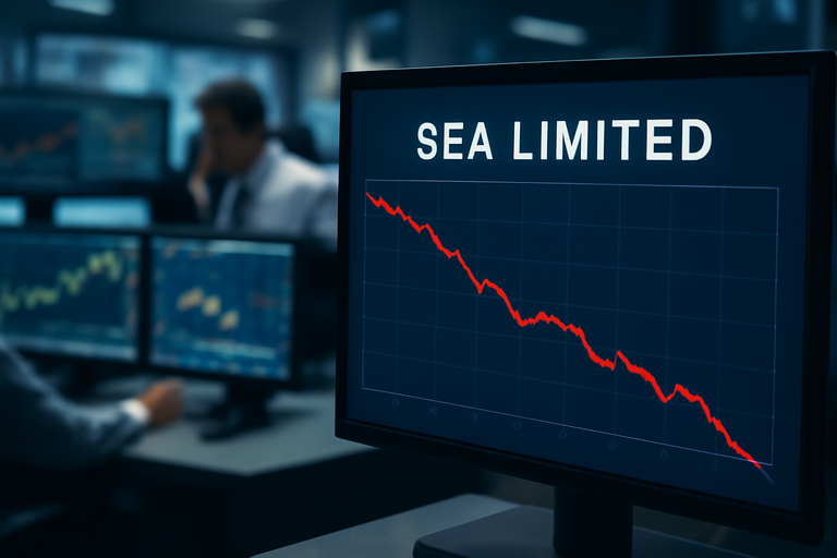 Sea Limited股價回跌，結束連續六日上漲