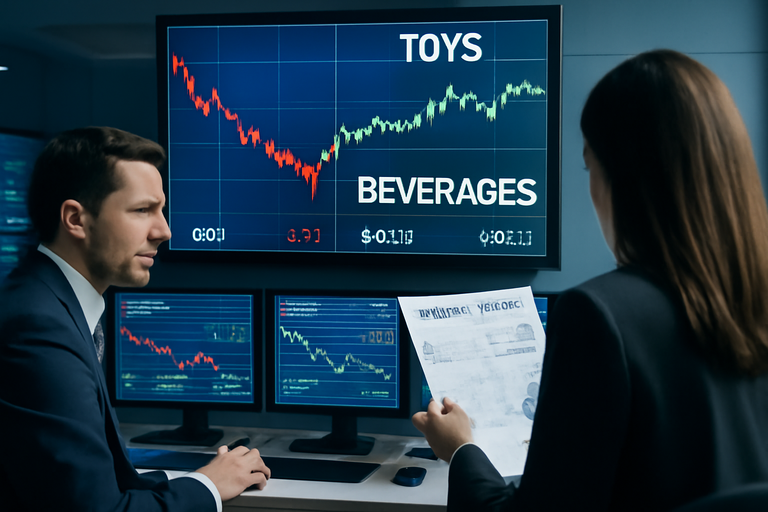 分析師調整評級：玩具、飲料類股表現分化