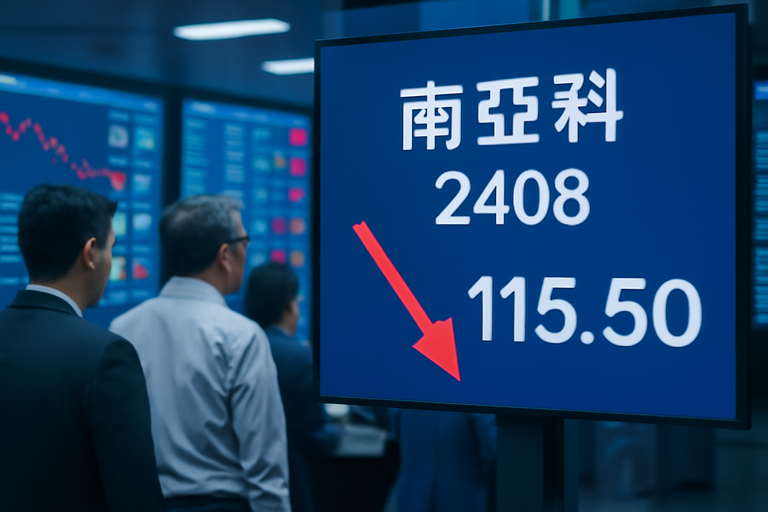 南亞科遭外資賣超,單周賣出達3.08萬張