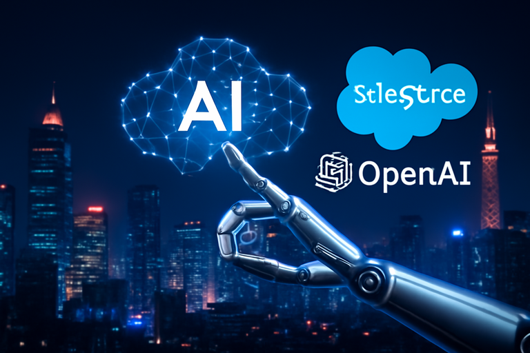 Salesforce宣布與OpenAI合作，推動AI技術應用