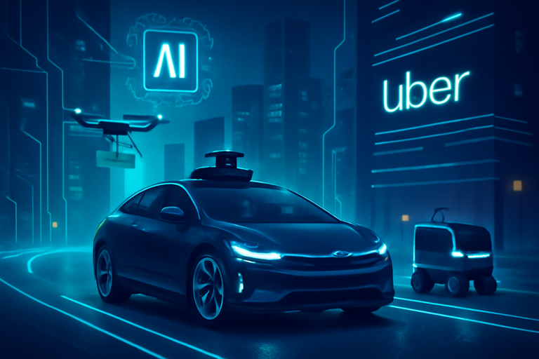 【美股動態】UberAI外快上線抗衡自駕配送壓力