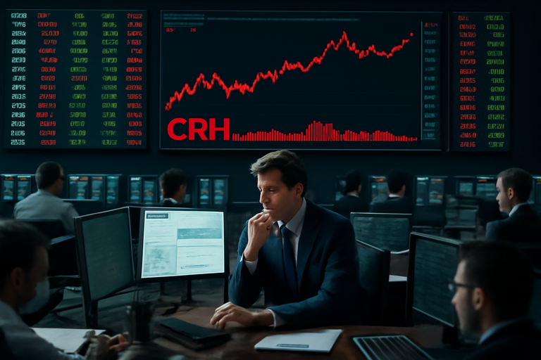 CRH股價表現強勁，投資人關注