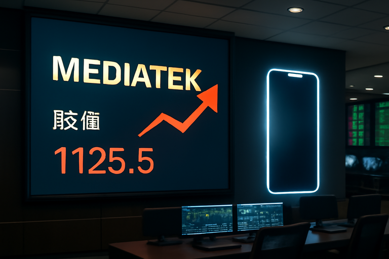 聯發科股價逆勢反彈，智慧機市場前景獲新解讀