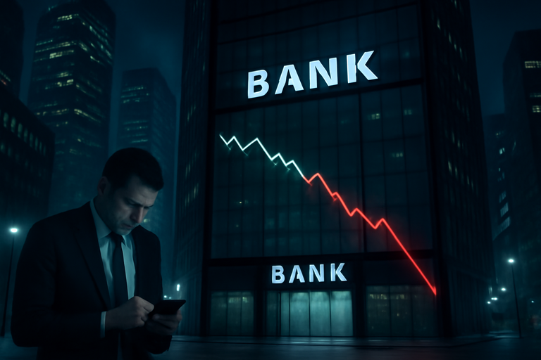 區域銀行壞帳引發華爾街擔憂，股價大幅下跌