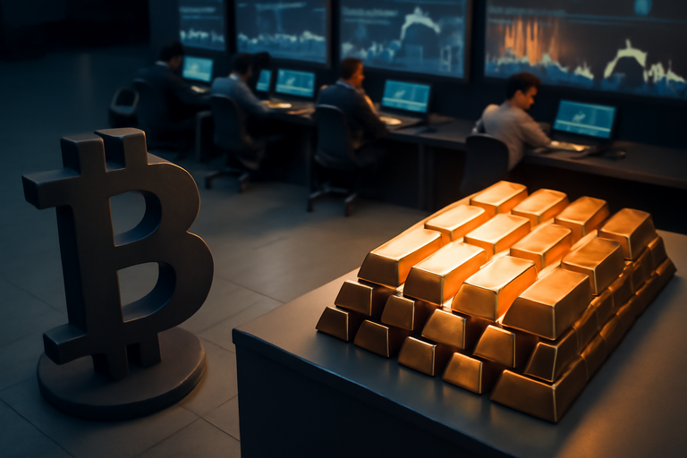比特幣近期表現不佳,黃金成為避險新寵