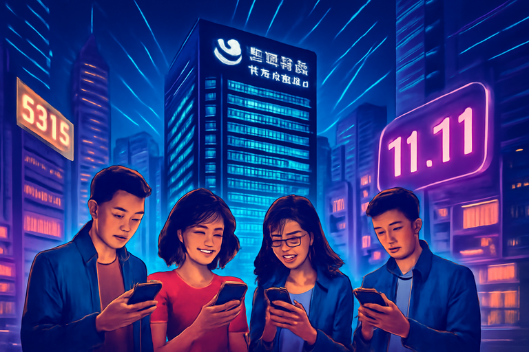 中華電信推出雙11促銷活動，吸引消費者目光