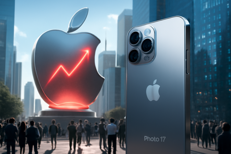 蘋果股價創新高，iPhone 17銷售超越前代