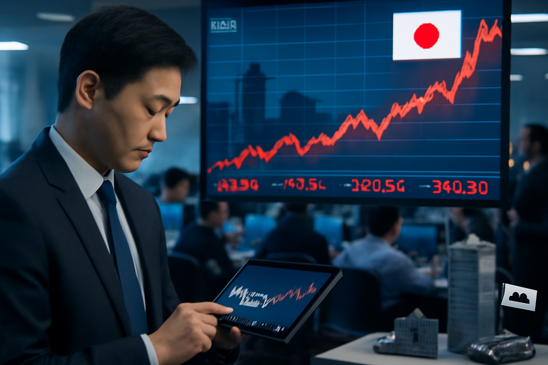 日本股市大漲，執政黨組新聯盟推動市場信心