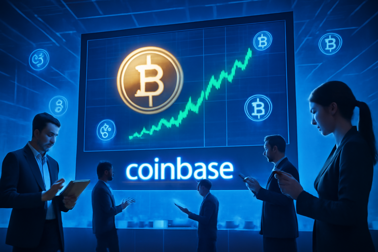 【美股動態】Coinbase股價受比特幣反彈推動,市場看好未來潛力