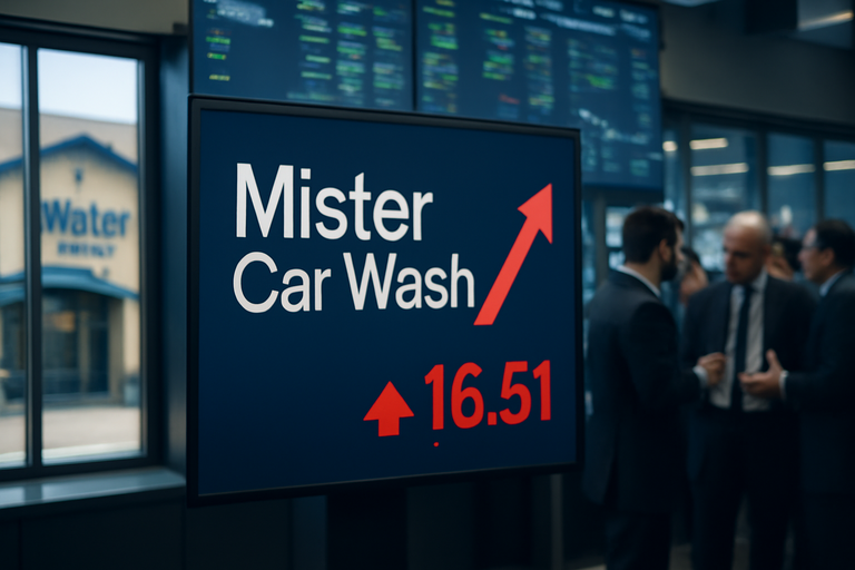 Mister Car Wash考慮策略選項，股價上漲引發市場關注