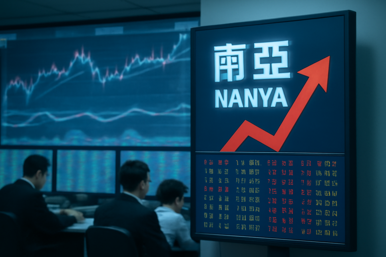 南亞近日股價彈升，法人買超助力，股價高見44元