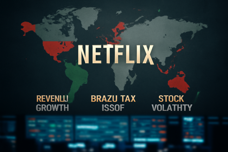 Netflix第三季營收成長，巴西稅務問題影響股價