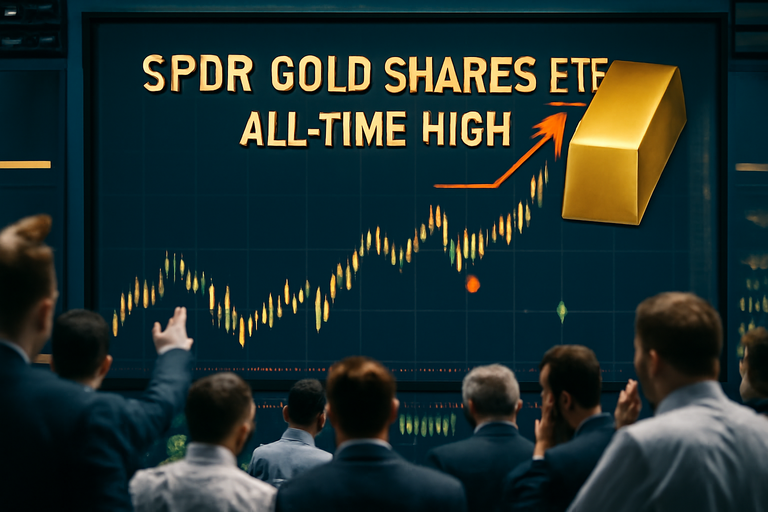 SPDR Gold Shares ETF創下交易新高,面臨超買狀況
