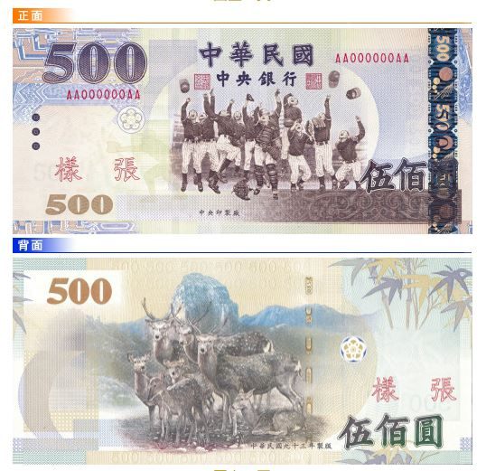 新台幣要改版了!央行砸50億5種鈔票全更換 「500元紙鈔」被特別點名...楊金龍:梅花鹿繁殖太快