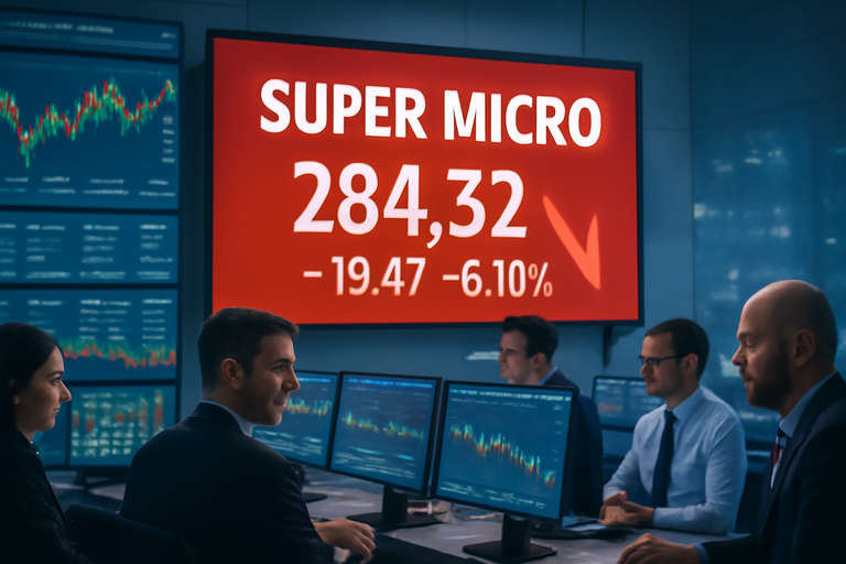 Super Micro預計營收下滑,股價應聲下跌