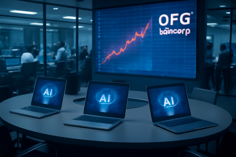 OFG Bancorp展望未來，預期年貸款增長5％至6％，推進AI策略並擴展數位帳戶