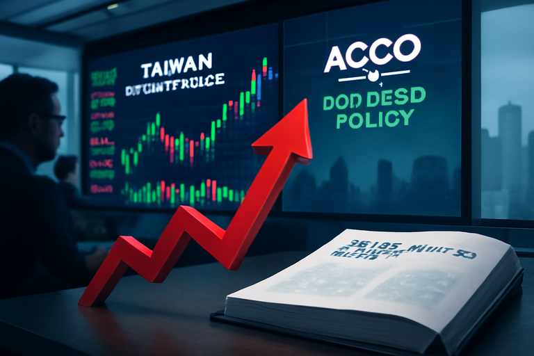 ACCO Brands 宣布季度股息,殖利率達7.35%