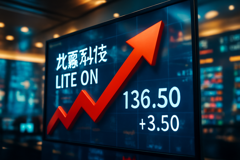 光寶科股價近日上漲3.57%,成交值達127.63億元