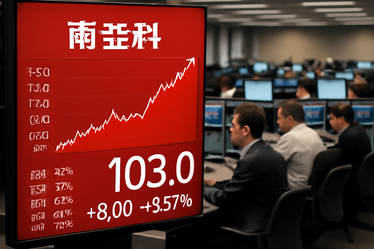 南亞科最新股價飆升8.33%,成交量創新高