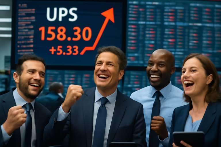 UPS大幅裁員與超預期財報，股價飆升13％