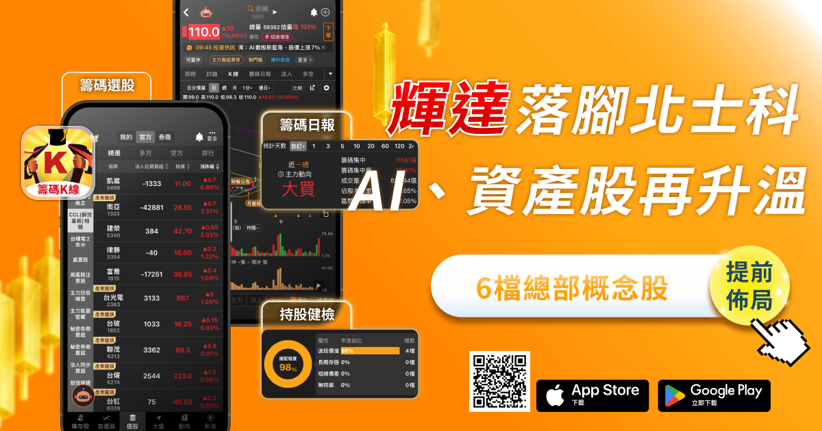 輝達總部落腳T17、T18 ,「6檔概念股」行情再起?