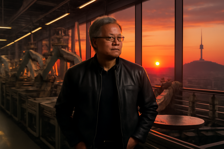 輝達(NVDA)執行長黃仁勳訪問南韓,商業與地緣政治交織