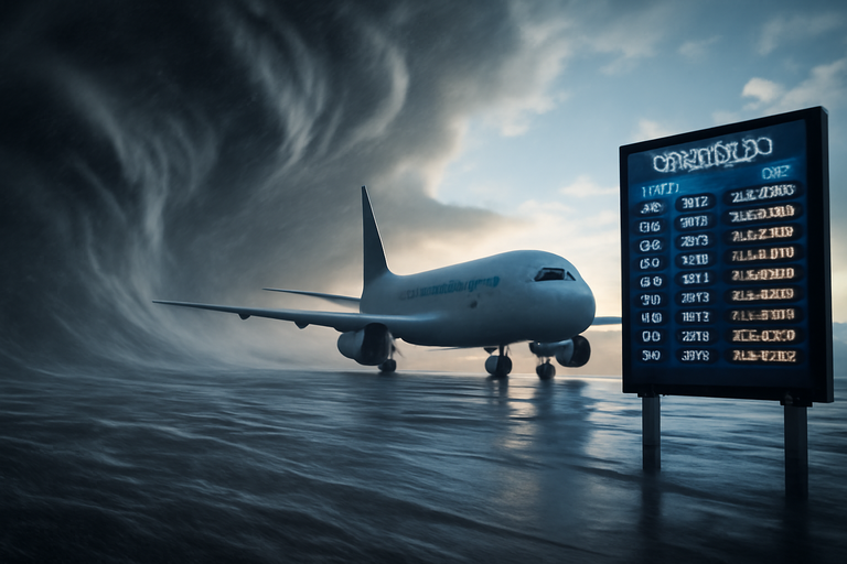 達美航空因颶風取消航班,發布旅行豁免政策