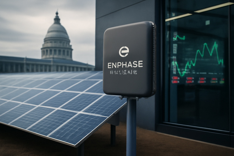 【美股動態】EnphaseEnergy全年財測不如預期股價大跌引發市場震動