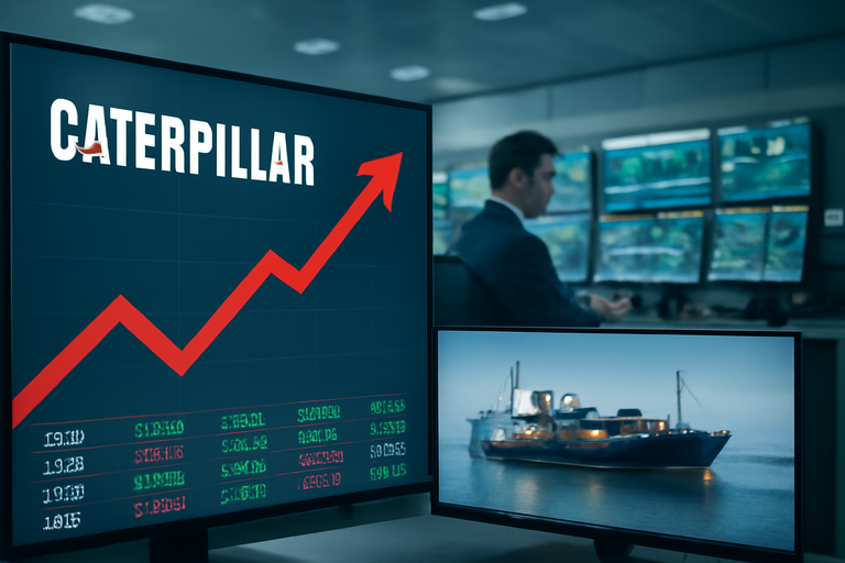 Caterpillar第三季財報優於預期，股價上漲4.9％