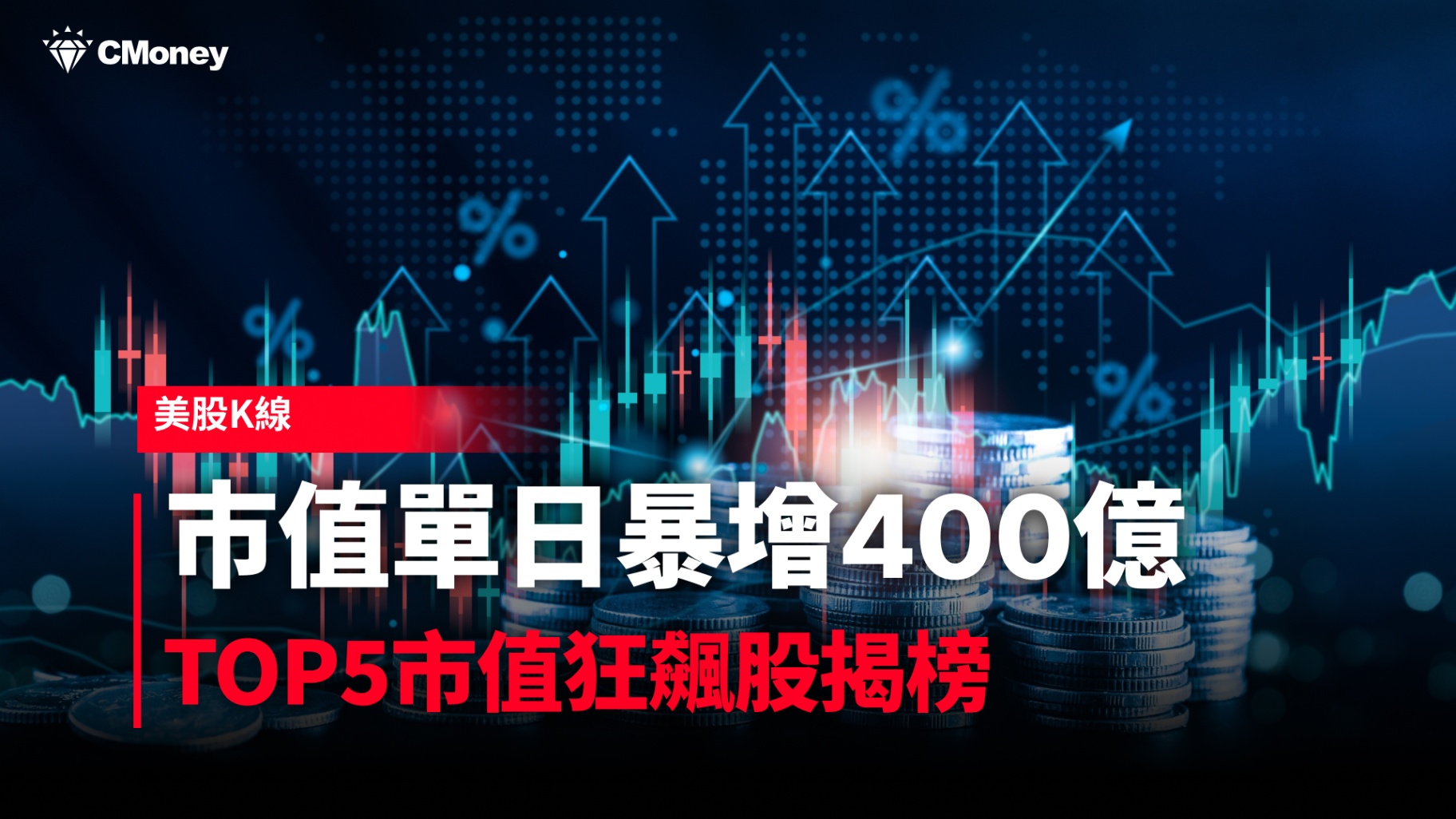這一檔單日市值暴增400億！TOP5市值狂飆股揭榜