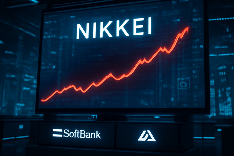 軟銀與愛德萬測試推動日經指數上漲,未來走勢引關注