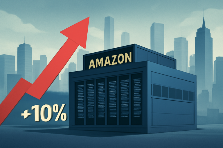 Amazon第三季業績優於預期、股價飆升10％，AI需求推動支出預測上調