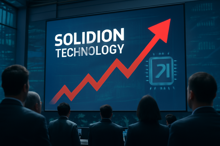 Solidion Technology重獲納斯達克合規,股價上漲