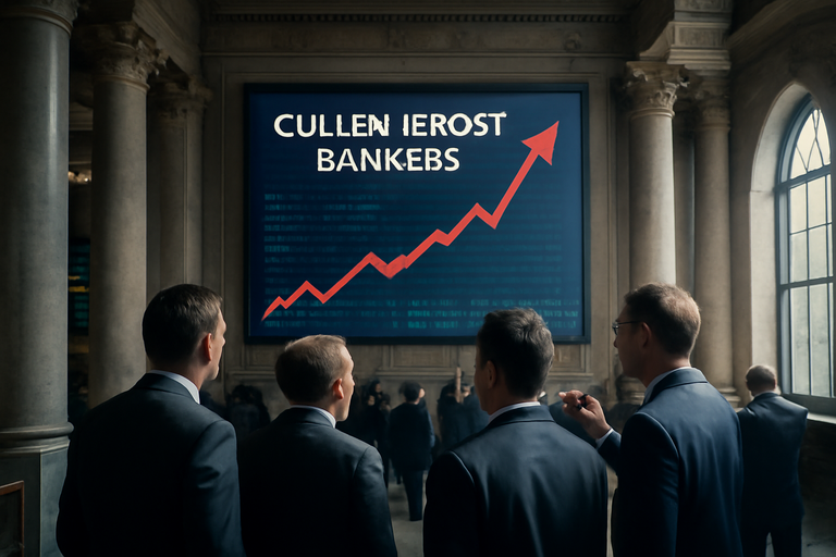 Cullen/Frost Bankers 宣布每股1.00美元股息，預期收益率3.24％