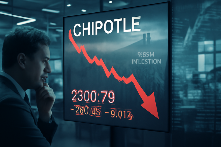 Chipotle面臨食品通膨挑戰，股價大幅下跌引發關注