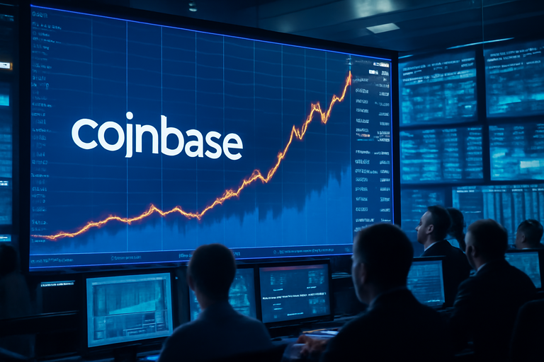 Coinbase財報優於預期,交易量激增助推業績