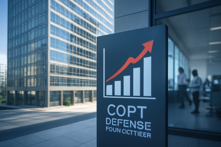 COPT Defense Properties 提升財務指引,預計2025年FFO每股達到2.70美元